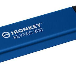 Alternative view of Kingston IronKey Keypad 64GB USB 3.2 Stick Μπλε