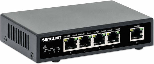 Intellinet IPS-05G-62W Unmanaged L2 PoE+ Switch με 4 Θύρες Gigabit (1Gbps) Ethernet - Image 3