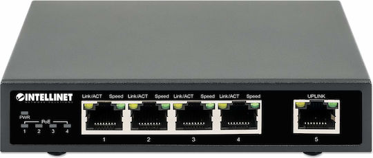 Intellinet IPS-05G-62W Unmanaged L2 PoE+ Switch με 4 Θύρες Gigabit (1Gbps) Ethernet - Image 4