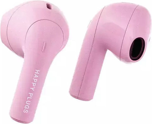 Happy Plugs Joy In-ear Bluetooth Handsfree Ακουστικά με Αντοχή στον Ιδρώτα και Θήκη Φόρτισης Ροζ - Image 2