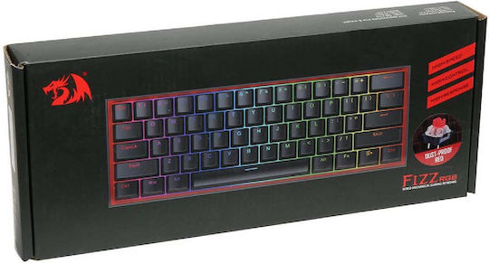 Redragon K617 FIZZ Gaming Μηχανικό Πληκτρολόγιο 60% με Custom Red διακόπτες και RGB φωτισμό (Αγγλικό US) - Image 4