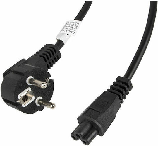 Lanberg Schuko - IEC C5 Cable 3m Μαύρο CA-C5CA-11CC-003-BK - Image 2