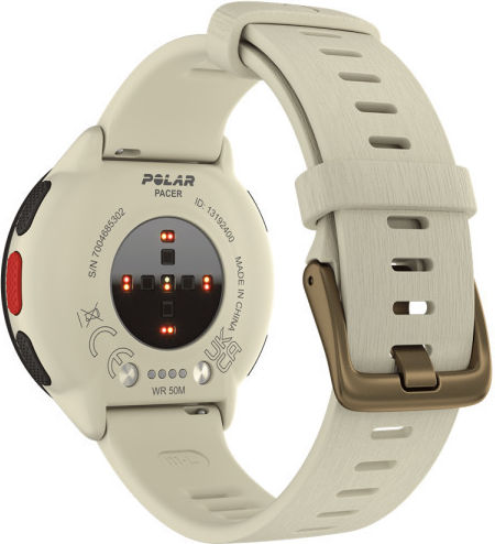 Polar Pacer 45mm Smartwatch με Παλμογράφο (Cloud White) - Image 3