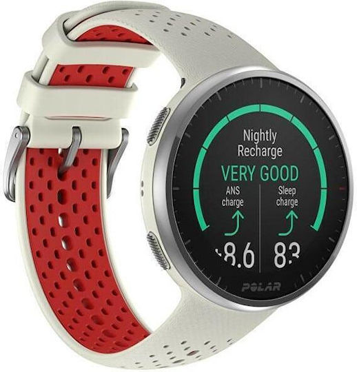Polar Pacer Pro 45mm Smartwatch με Παλμογράφο (Λευκό) - Image 2