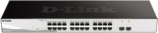 D-Link DGS-1210-26 Unmanaged L2 Switch με 26 Θύρες Gigabit (1Gbps) Ethernet και 2 SFP Θύρες - Image 2