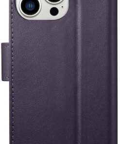 Alternative view of iCarer Anti-RFID Wallet Δερμάτινο Dark Purple (iPhone 14 Pro) WMI14220726-DP