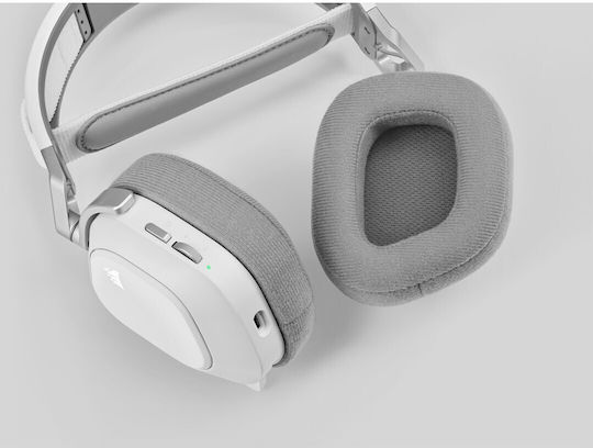 Corsair HS80 RGB Wireless Over Ear Gaming Headset με σύνδεση USB Λευκό - Image 10