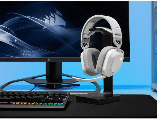Corsair HS80 RGB Wireless Over Ear Gaming Headset με σύνδεση USB Λευκό - Image 9