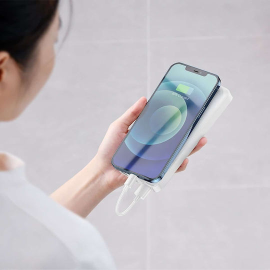 Baseus Bipow Overseas Edition Power Bank 10000mAh 15W με 2 Θύρες USB-A και Θύρα USB-C Μαύρο - Image 3