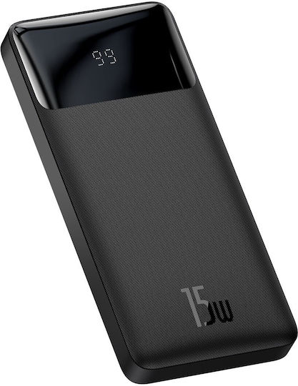 Baseus Bipow Overseas Edition Power Bank 10000mAh 15W με 2 Θύρες USB-A και Θύρα USB-C Μαύρο - Image 9