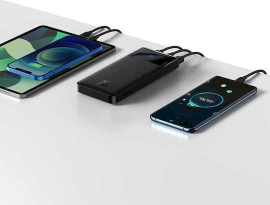 Baseus Bipow Overseas Edition Power Bank 10000mAh 15W με 2 Θύρες USB-A και Θύρα USB-C Μαύρο - Image 14