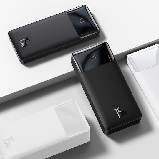 Baseus Bipow Overseas Edition Power Bank 10000mAh 15W με 2 Θύρες USB-A και Θύρα USB-C Μαύρο - Image 5