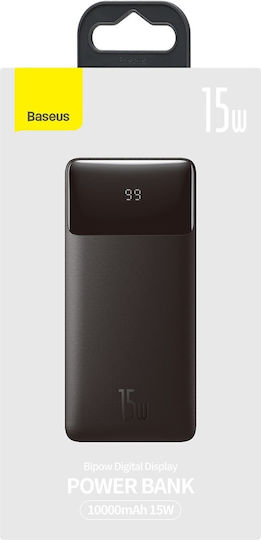 Baseus Bipow Overseas Edition Power Bank 10000mAh 15W με 2 Θύρες USB-A και Θύρα USB-C Μαύρο - Image 16
