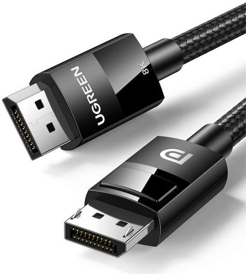 Ugreen Cable DisplayPort male - DisplayPort male 1m Μαύρο (80390) - Image 2