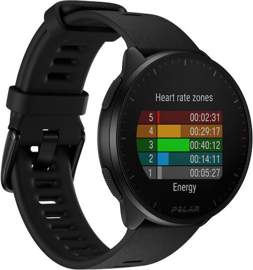Polar Pacer 45mm Smartwatch με Παλμογράφο (Night Black) - Image 2