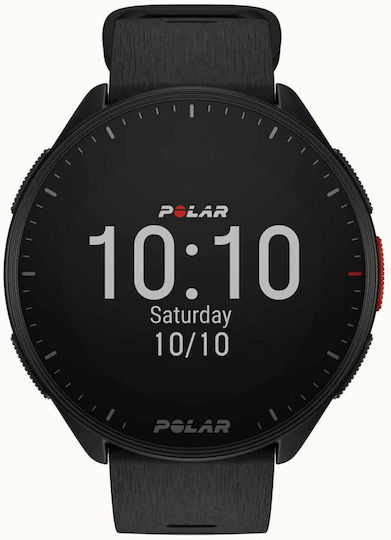 Polar Pacer 45mm Smartwatch με Παλμογράφο (Night Black) - Image 3