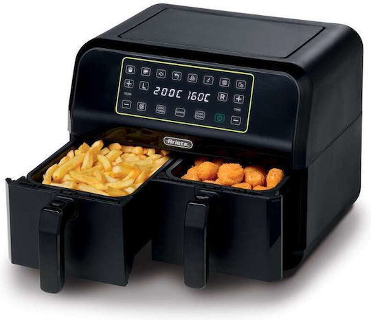 Ariete Air Fryer με Διπλό Αποσπώμενο Κάδο 8lt Μαύρο - Image 7