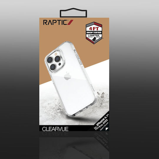 Raptic X-Doria Clearvue Back Cover Σιλικόνης Διάφανο (iPhone 14 Pro) - Image 3