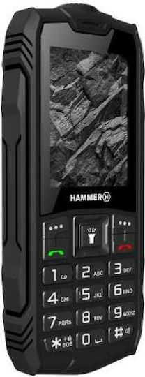 Hammer Rock Dual SIM Κινητό με Κουμπιά Μαύρο - Image 3