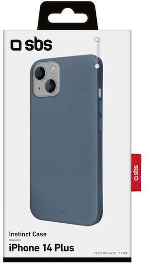 SBS Instict Back Cover Σιλικόνης Μπλε (iPhone 14 Plus) INSTIP1467B - Image 4