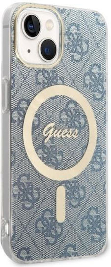 Guess Back Cover Σιλικόνης / Πλαστικό Μπλε (iPhone 14) GUBPP14SH4EACSB - Image 4
