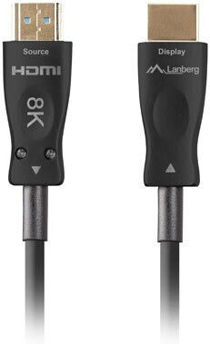 Lanberg HDMI 2.1 Cable HDMI male - HDMI male 80m Μαύρο CA-HDMI-30FB-0800-BK - Image 5