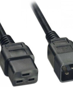Akyga IEC C19 - IEC C20 Cable 1.8m Μαύρο AK-UP-03