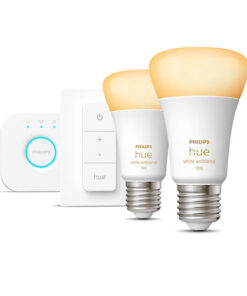Philips Smart Λάμπες LED 8W για Ντουί E27 και Σχήμα A60 Ρυθμιζόμενο Λευκό 1100lm 2τμχ 929002468406