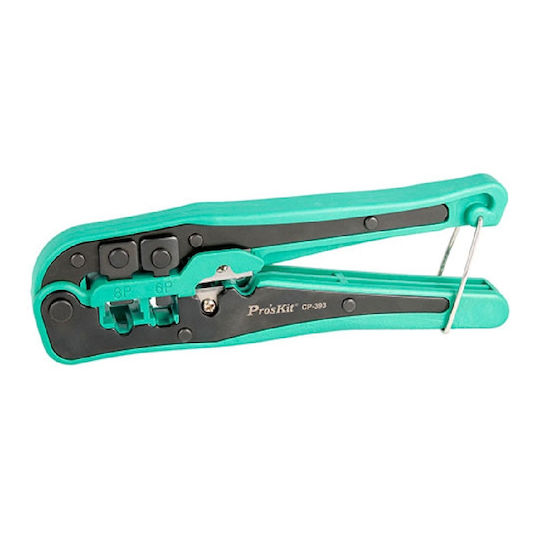 LogiLink Πρέσα Ακροδεκτών Δικτύου RJ12, RJ11, RJ45, RJ10, RJ22 με Απογυμνωτή (Μήκος 180mm) WZ0019 - Image 3