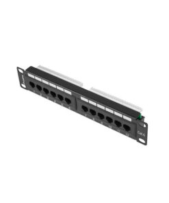 Alternative view of Lanberg Patch Panel 12 Port 1U 10" CAT.6 PPU6-9012-B
