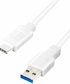 LogiLink CU0174 USB 3.2 Cable USB-C male - USB-A Λευκό 1m (CU0174)