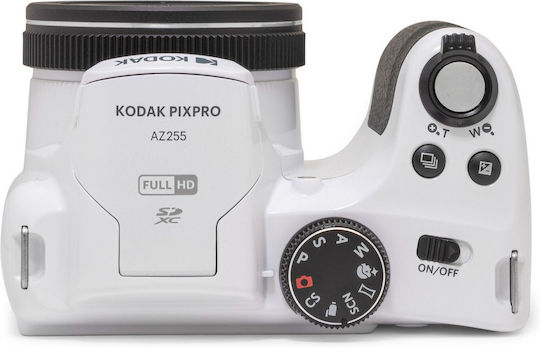 Kodak Astro Zoom AZ255 Compact Φωτογραφική Μηχανή 16MP Οπτικού Ζουμ 25x με Οθόνη 3" και Ανάλυση Video 1280 x 720 pixels Λευκή - Image 2