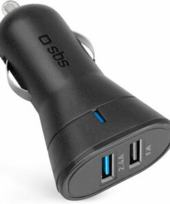 Alternative view of SBS Φορτιστής Αυτοκινήτου 12W με Θύρες: 2xUSB Μαύρος TECR2USB24AFAST