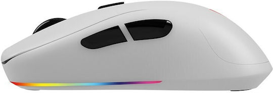 Savio Rift Ασύρματο RGB Gaming Ποντίκι 10000 DPI Λευκό - Image 5