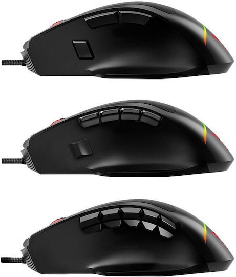 Savio Valiant RGB Gaming Ποντίκι 12400 DPI Μαύρο - Image 7