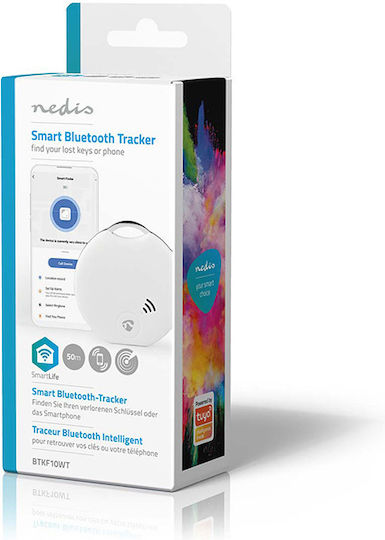 Nedis Smartlife Keyfinder Bluetooth Tracker Λευκό - Image 3