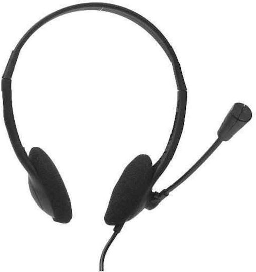 Nilox On Ear Multimedia Ακουστικά με μικροφωνο και σύνδεση USB-A NXAU0000002