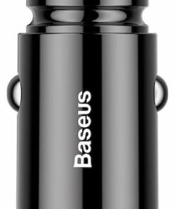 Alternative view of Baseus Φορτιστής Αυτοκινήτου 5A Γρήγορης Φόρτισης με Θύρες: 1xUSB 1xType-C Μαύρο Χρώμα CCALL-YS01