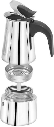 Maestro MR-1660-2 Μπρίκι Espresso 2cups Inox Silver - Image 3