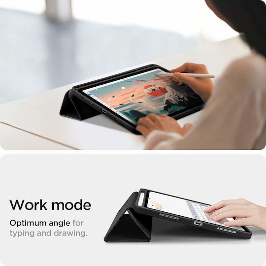 Spigen Urban Fit Folio Flip Cover Μαύρο (iPad 2022 10.9'') - Image 4
