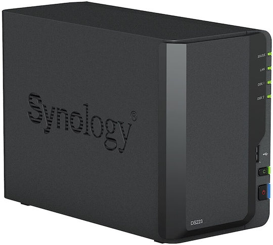 Synology DiskStation DS223 NAS Tower με 2 θέσεις για HDD/SSD - Image 6