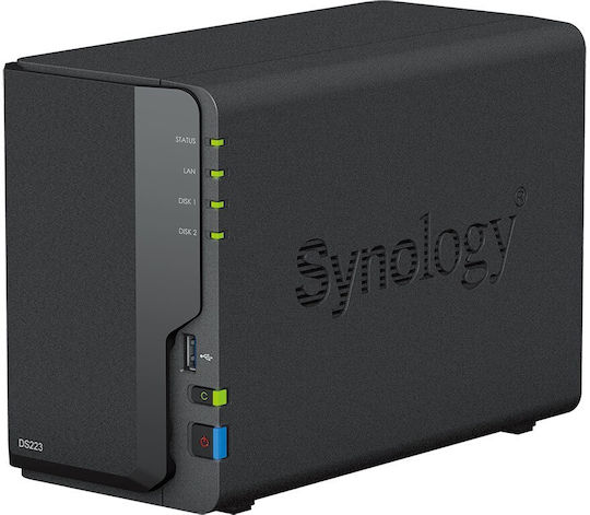 Synology DiskStation DS223 NAS Tower με 2 θέσεις για HDD/SSD - Image 7