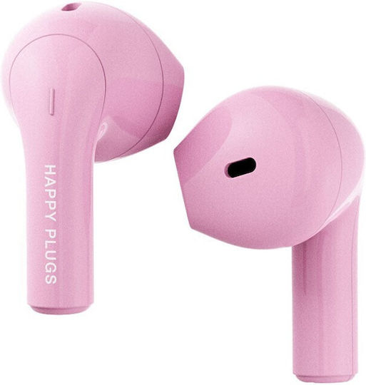 Happy Plugs Joy In-ear Bluetooth Handsfree Ακουστικά με Αντοχή στον Ιδρώτα και Θήκη Φόρτισης Ροζ - Image 5
