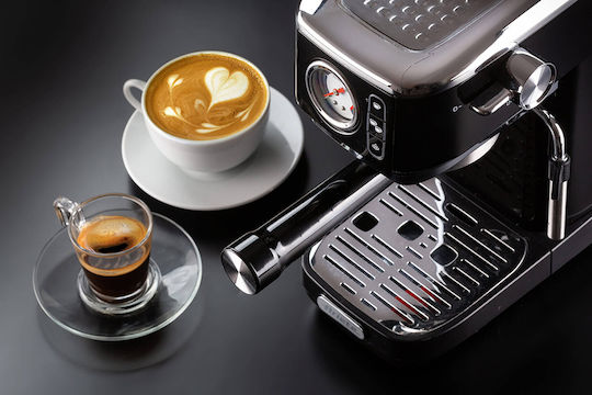 Ariete 1381/12 Μηχανή Espresso 1300W Πίεσης 15bar Μαύρη - Image 6