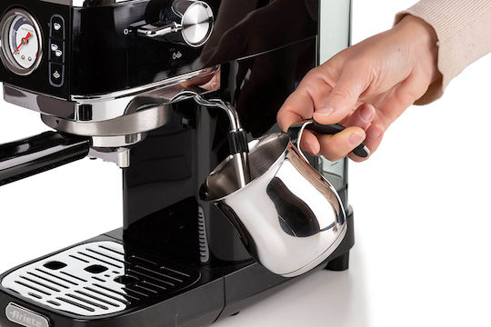 Ariete 1381/12 Μηχανή Espresso 1300W Πίεσης 15bar Μαύρη - Image 4