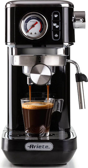 Ariete 1381/12 Μηχανή Espresso 1300W Πίεσης 15bar Μαύρη - Image 2