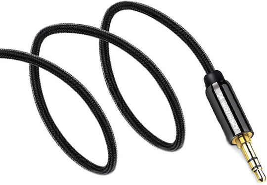 Wozinsky Καλώδιο 3.5mm male - 3.5mm male Μαύρο 1.5m (Angled) - Image 4