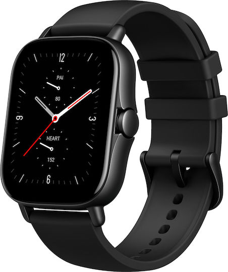 Amazfit GTS 2e Aluminium 43mm Αδιάβροχο Smartwatch με Παλμογράφο (Obsidian Black) - Image 3