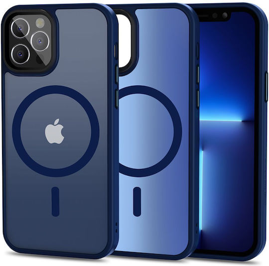 Tech-Protect Magmat MagSafe Back Cover Σιλικόνης / Πλαστικό 2mm Μπλε (iPhone 12 / 12 Pro)
