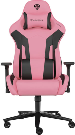Genesis Nitro 720 Καρέκλα Gaming Δερματίνης με Ρυθμιζόμενα Μπράτσα Ροζ / Μαύρο - Image 7